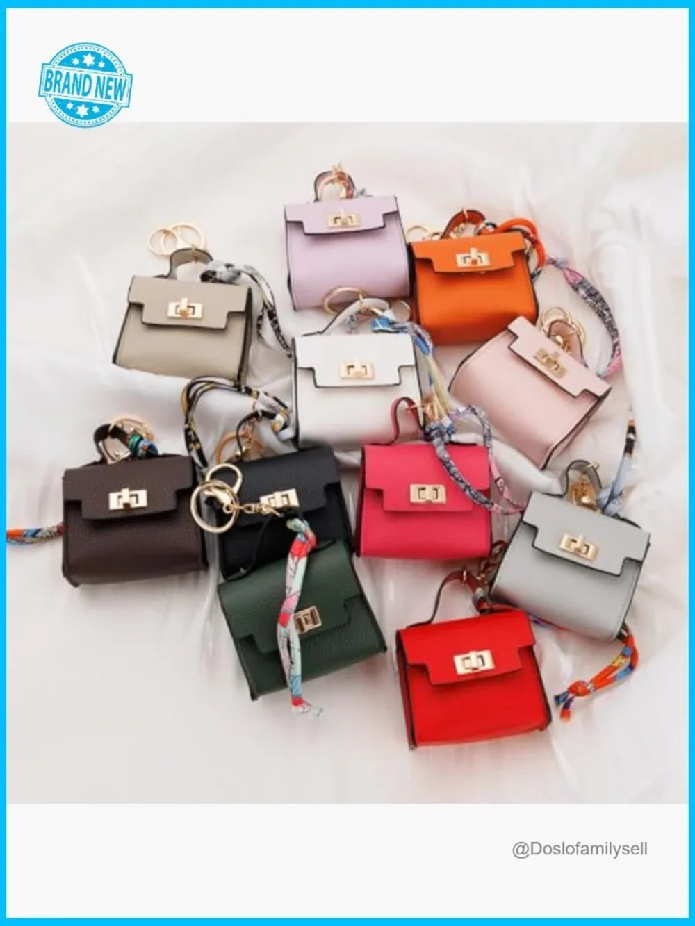Mini Backpack Keychain Coin Purse Elegant Cute Bag Charm Wristlet Organizer
